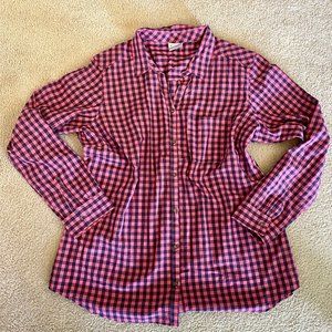 Columbia Women's Button Up Gingham Check Shirt